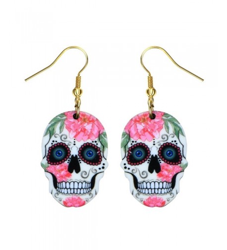 Liavys Sugar Skull Fashionable Earrings