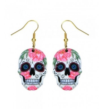 Liavys Sugar Skull Fashionable Earrings