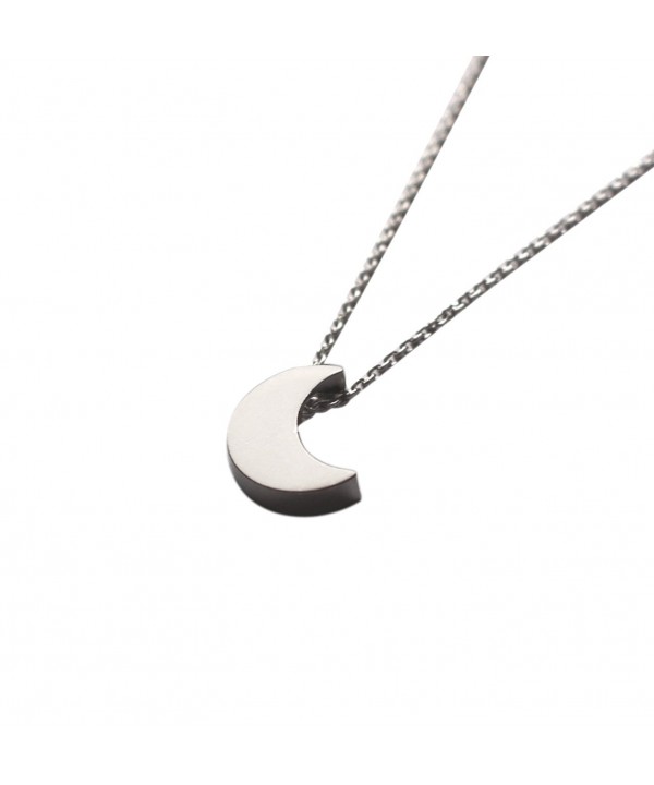 Freena Design Silver Crescent Necklace