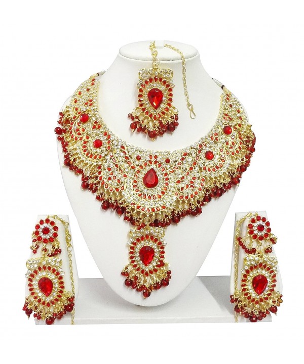 Indian Bollywood Jewelry Necklace Earrings