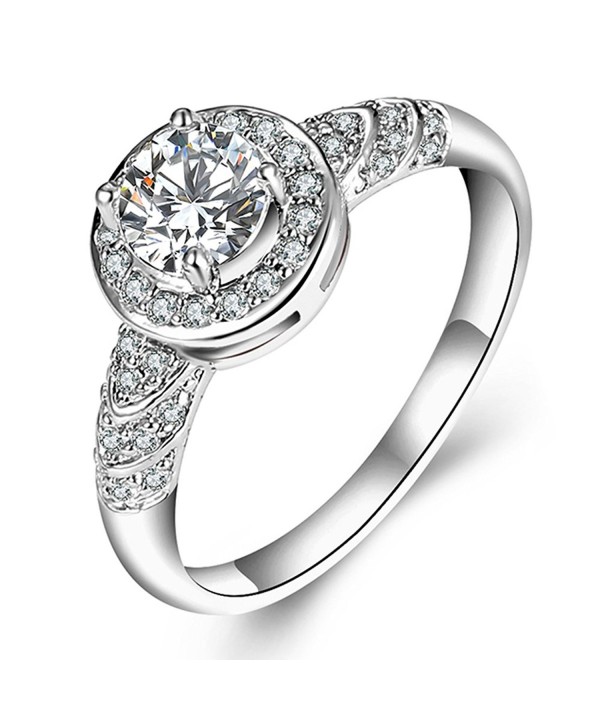 F U Platinum Diamond Engagement Jewelry