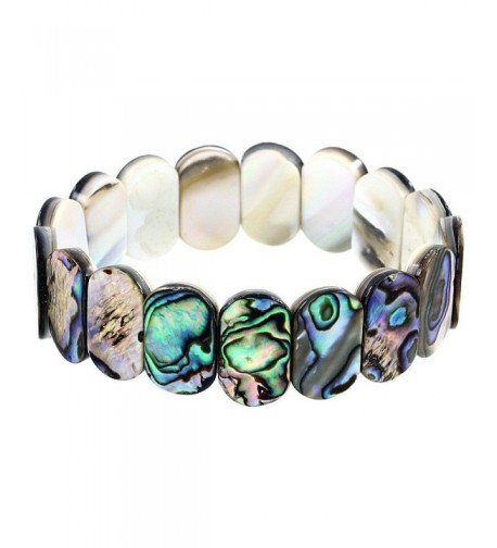 Falari Abalone Stretch Elastic Bracelet