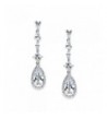 Mariell Teardrop Earrings Wedding Pageant