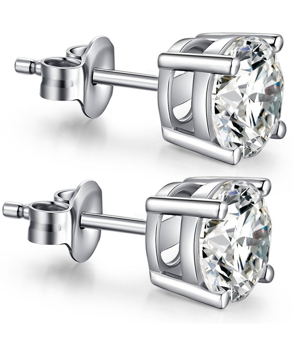 Sterling Princess Simulated Earrings Zirconia