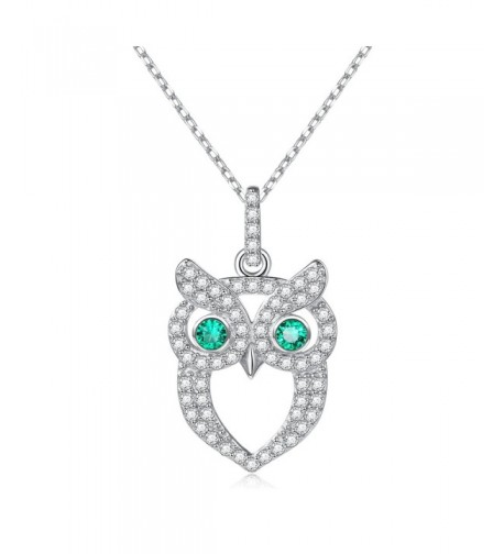 Necklace Sterling Silver Zirconia Pendant