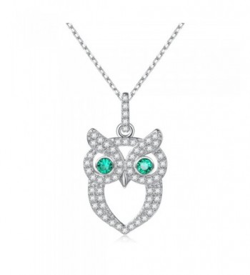 Necklace Sterling Silver Zirconia Pendant