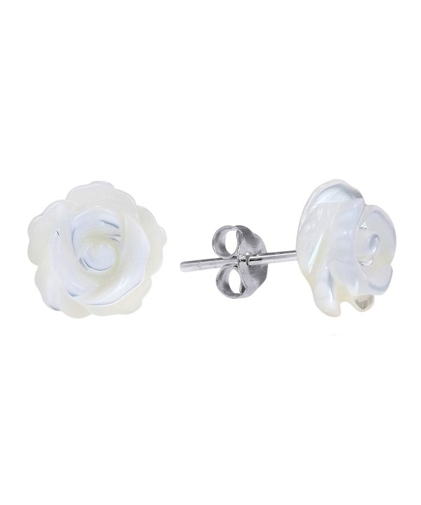 Innocence Carved Mother Sterling Earrings Innocence Carved Mother Sterling Earrings