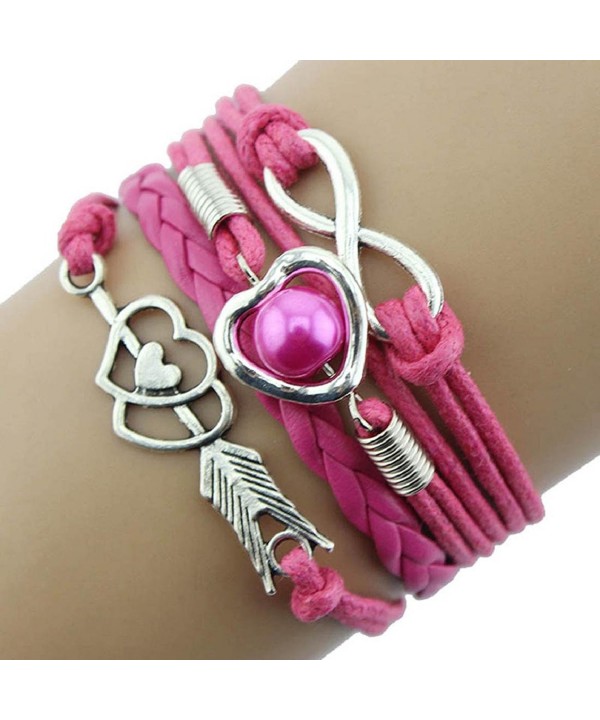 Susenstone1PC Friendship Antique Bracelet Infinity