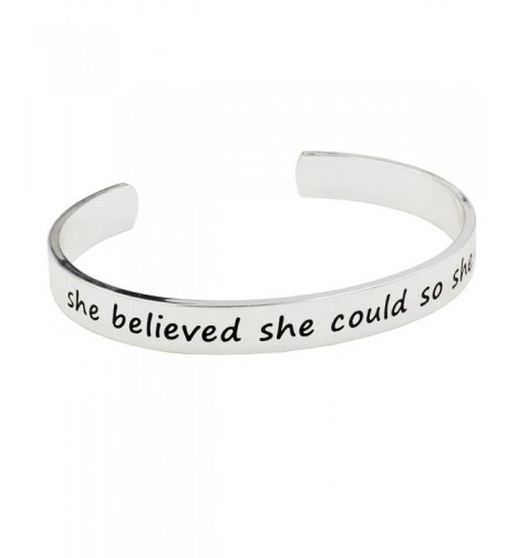 Engraved Bangle believed Bracelet Silver