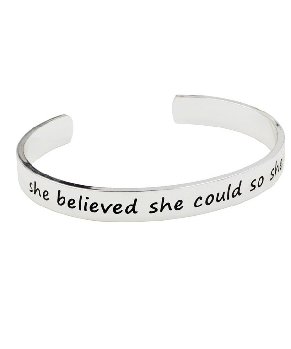 Engraved Bangle believed Bracelet Silver