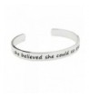 Engraved Bangle believed Bracelet Silver