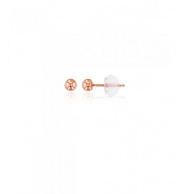 Rose Gold Ball Stud Earring