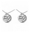 Sisters Forever Friends Inscribed Necklace