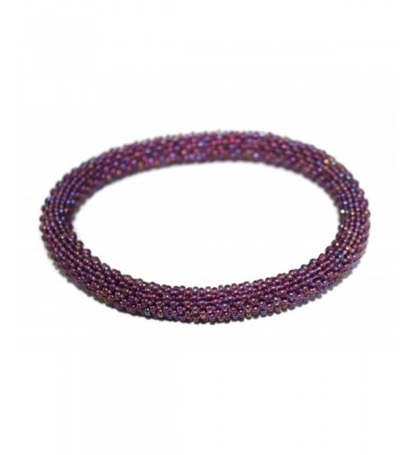 Crochet Glass Bracelet Nepal SB479
