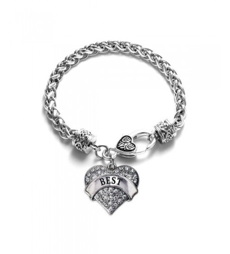 Friends Classic Silver Crystal Bracelet