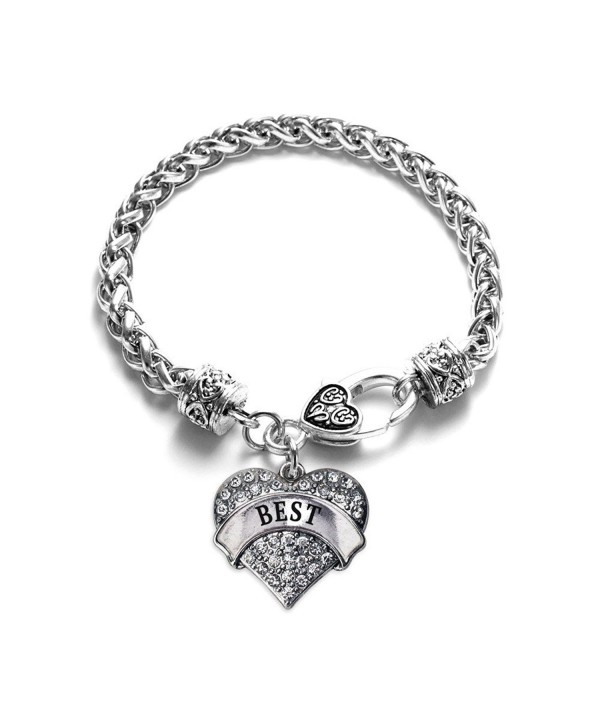 Friends Classic Silver Crystal Bracelet