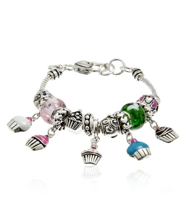 PammyJ Designer Style Cupcake Bracelet