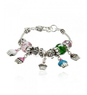 PammyJ Designer Style Cupcake Bracelet