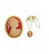 Carnelian Madonna Cameo Locket Fashion