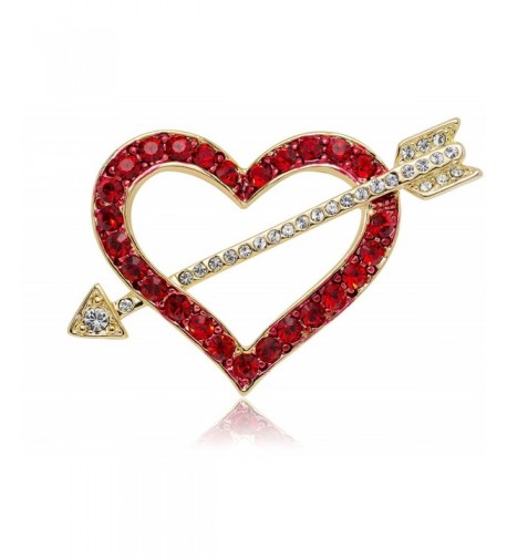 Akianna Gold tone Swarovski Crystals Valentine