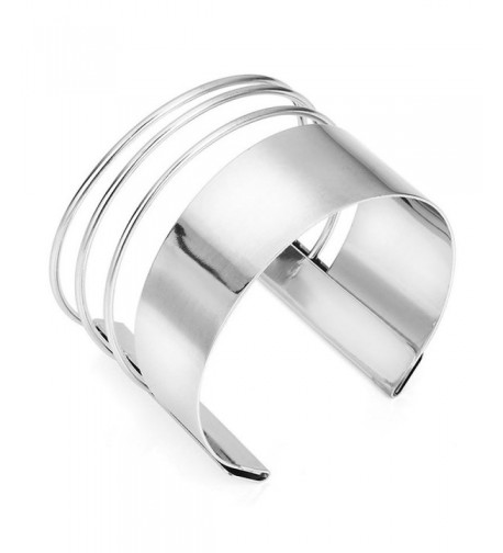 MXYZB Stainless Smooth Hollow Bracelet