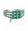 Feathers Pendant Bracelet Tibetan Turquoise