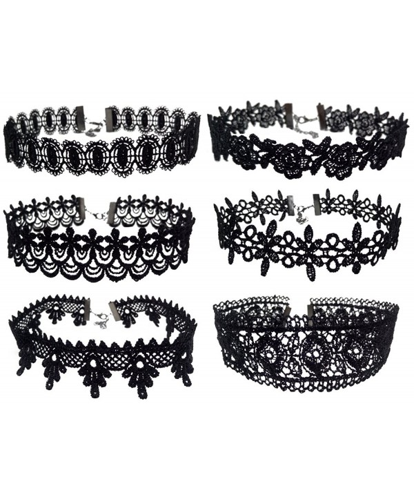 Floral Choker Gothic Tattoo Necklace