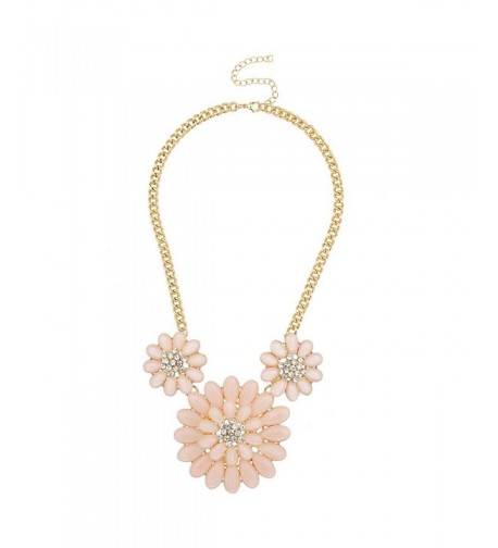 Lux Accessories Crystal Statement Necklace