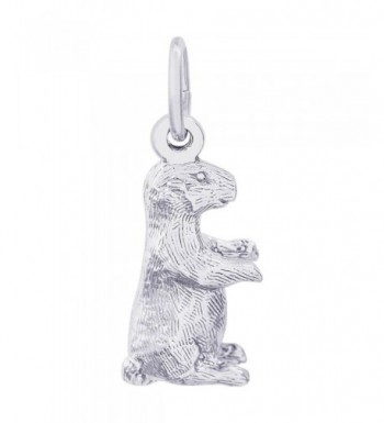 Rembrandt Charms Groundhog Sterling Silver