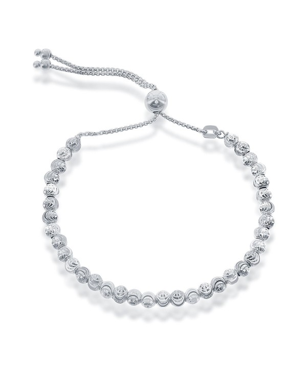 Beaux Bijoux Diamond Cut MoonBeads Adjustable