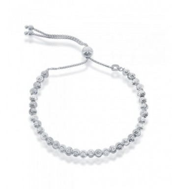 Beaux Bijoux Diamond Cut MoonBeads Adjustable