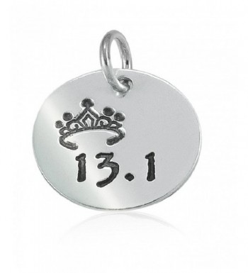 Sterling Silver Tiara Round Charm