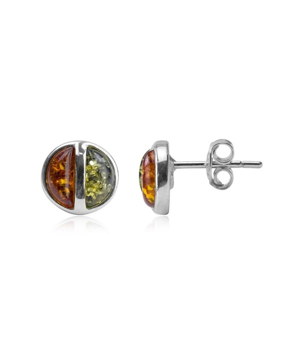 Multicolor Sterling Silver Modern Earrings