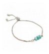 Natural Stone Larimar Chain Bracelet