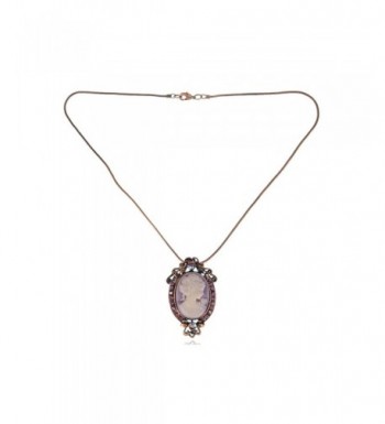 Alilang Rhinestones Vintage Inspired Necklace