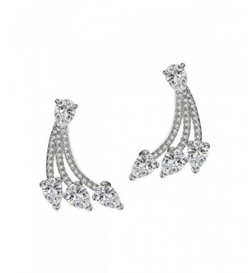 SELOVO Womens Zirconia Earrings Jacket