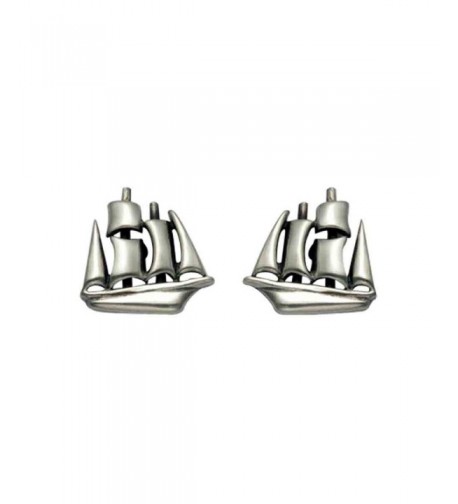 Small Sterling Silver Clipper Earrings