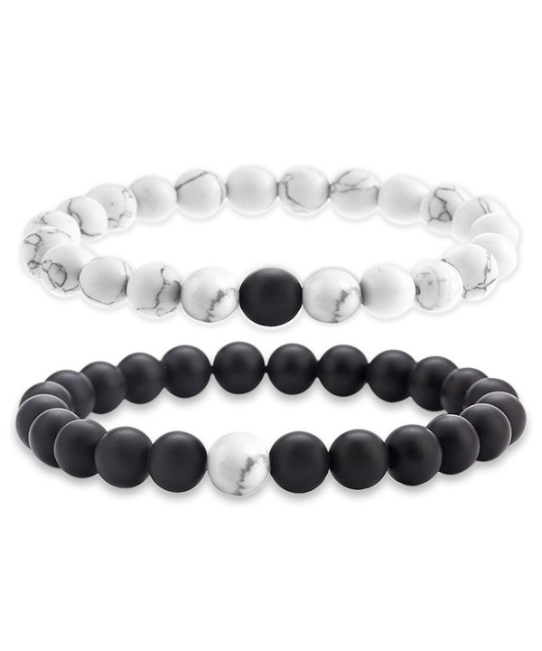 Paris Distance Relationship Howlite Bracelet