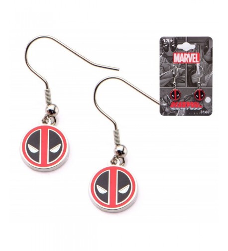 Officially Licensed Deadpool Stainless Earrings