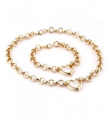 Stainless Womens Necklace Bracelet Jewelry