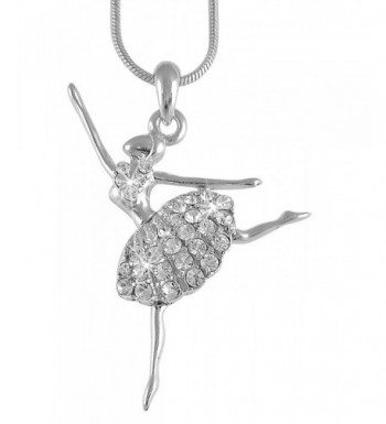 Ballerina Ballet Dancer Pendant Necklace