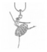 Ballerina Ballet Dancer Pendant Necklace