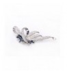 Fashon Plaza Womens Flower Zirconia