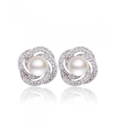 GULICX Simulated Bridesmaid Pierced Earrings