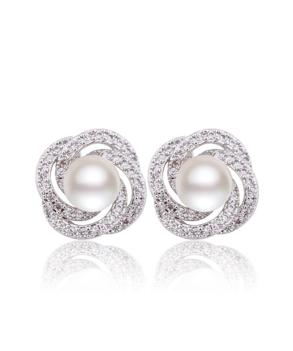 GULICX Simulated Bridesmaid Pierced Earrings