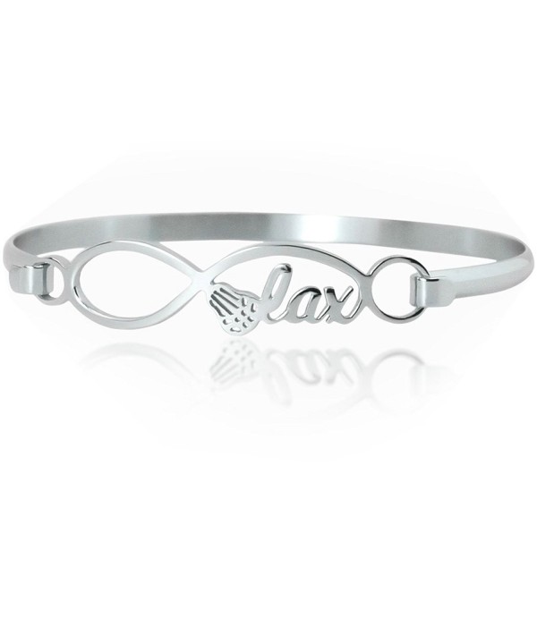 Lacrosse Bracelet Stainless Hypo Allergenic Infinity