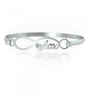 Lacrosse Bracelet Stainless Hypo Allergenic Infinity