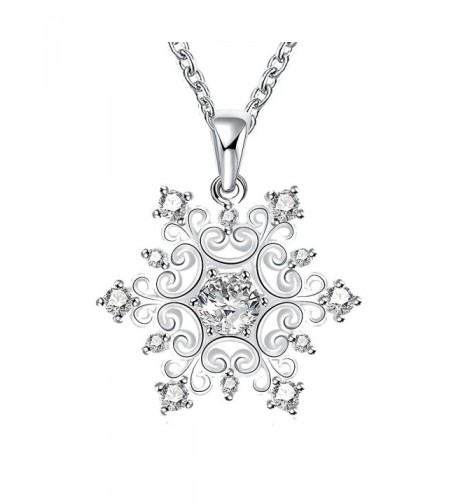 Happy Gogou Snowflake Necklaces Zirconia