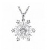 Happy Gogou Snowflake Necklaces Zirconia