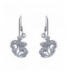 Sterling Silver Earrings Double Thisle